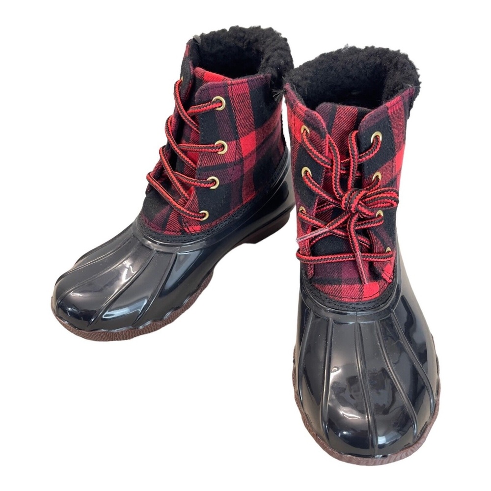 Jessica Carlyle Size 2 Duck Boot Lace Up Children Shoe